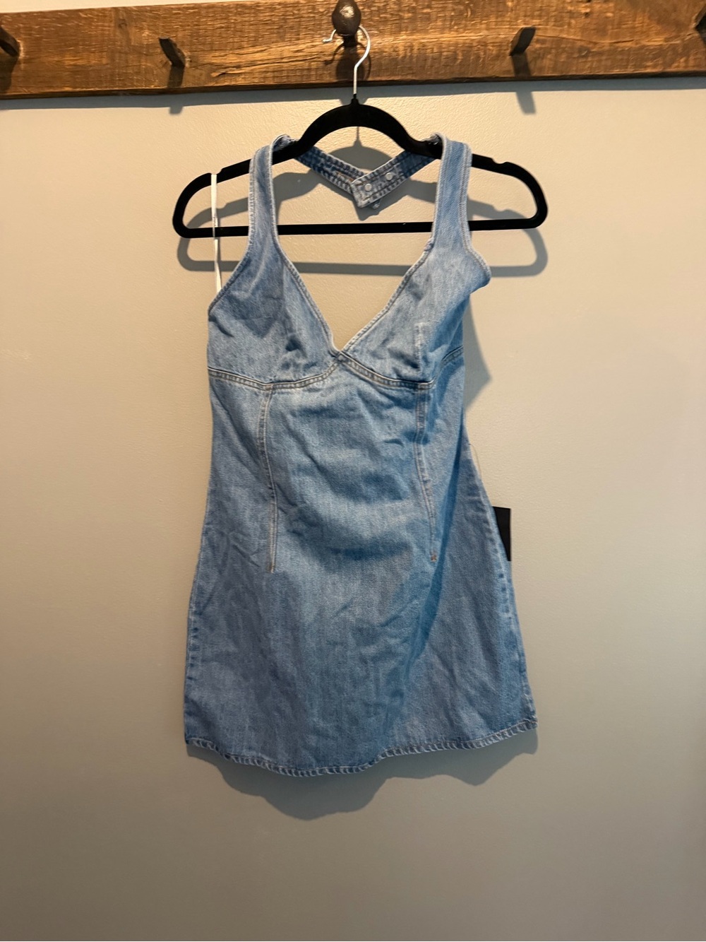 Lulu's Light Blue Denim Mini Dress - Picture 1 of 4
